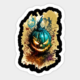 Evil Pumpkin Sticker